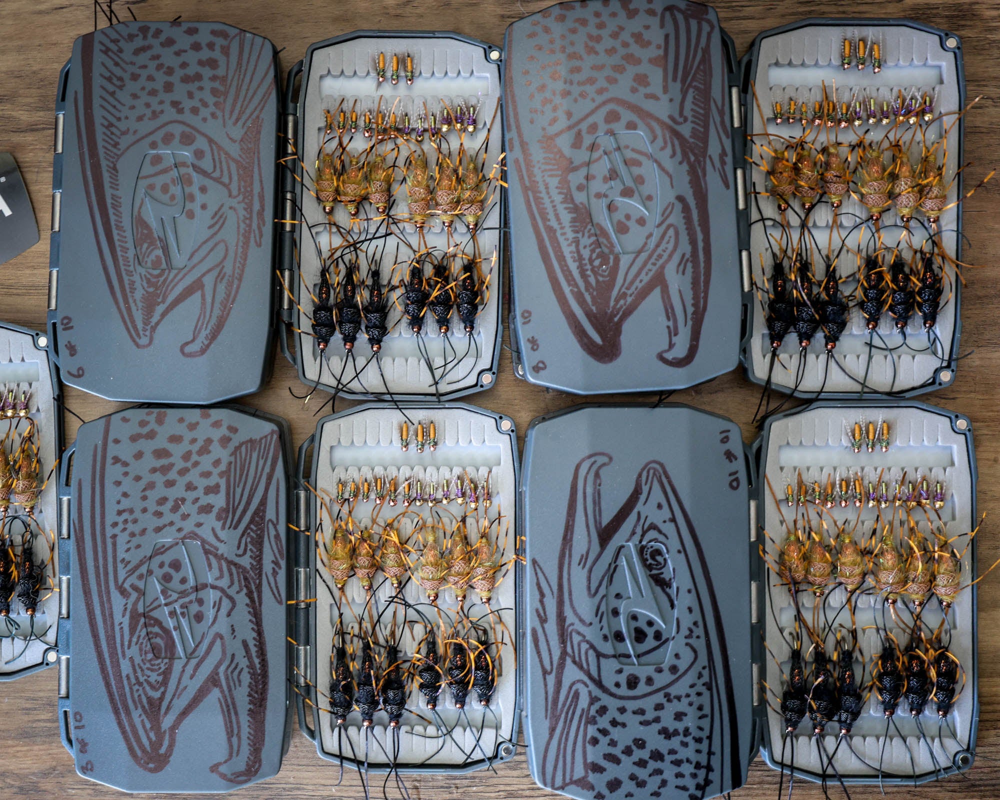 Artist Limited Edition Loaded Fly Box – Garrison Doctor Design